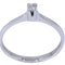 Bague 51 Solitaire diamants, or blanc 58 Facettes 063471