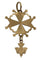 Pendentif CROIX HUGUENOTE 58 Facettes 055031