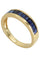 Bague 53.5 DEMI-ALLIANCE SAPHIRS 58 Facettes 052861