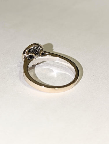 Bague Bague or blanc diamants 58 Facettes
