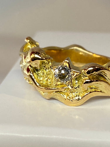 Bague 50 Bague en Or jaune, diamant 58 Facettes