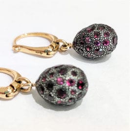Boucles d'oreilles Boucles d'oreilles Pomellato "Tabou" tourmalines roses 58 Facettes 1-669/3