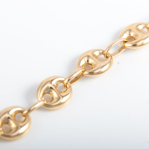 Bracelet BRACELET OR JAUNE MALLE GRAIN DE CAFE 58 Facettes LP 931