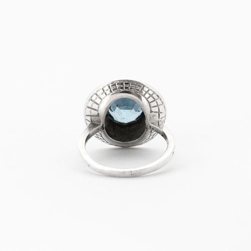 Bague 52 Bague Art Déco Email Marcassites Argent 58 Facettes