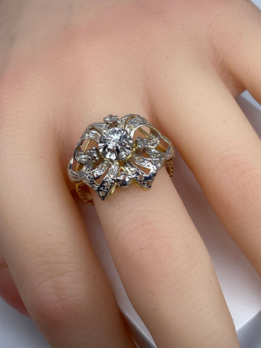 Bague Bague style Napoléon lll , Diamants 58 Facettes
