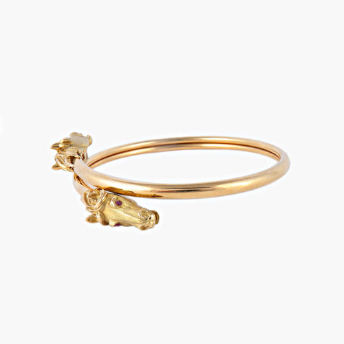 Bracelet Bracelet Têtes de cheval 58 Facettes