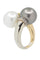 Bague BAGUE TOI ET MOI PERLES ET DIAMANTS 58 Facettes 039241