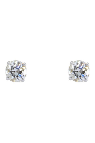 Boucles d'oreilles BOUCLES D'OREILLES CLOUS DIAMANTS 58 Facettes 050551