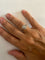 Bague 52 Bague ancienne rosace diamants 58 Facettes