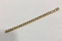 Bracelet Bracelet massif maille anglaise or jaune et diamants 58 Facettes