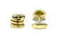 Boutons de manchette BVLGARI. Collection BZero1, boutons de manchette or jaune 58 Facettes
