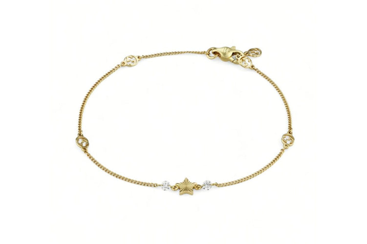 Bracelet GUCCI - BRACELET FLORA OR JAUNE & DIAMANT 58 Facettes YBA679117001018