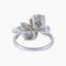 Bague 53 Bague motif floral Diamants 58 Facettes