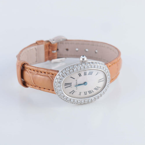 Montre Cartier Montre modèle baignoire diamant 58 Facettes