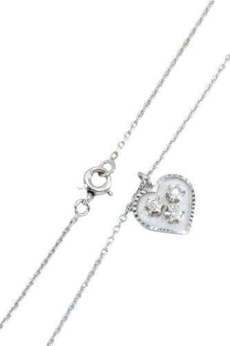 Collier COLLIER ANCIEN CŒUR DIAMANTS 58 Facettes 050721