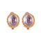 Boucles d'oreilles Boucles d'oreilles Clips Améthystes cabochon 58 Facettes 8386