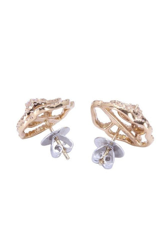 Boucles d'oreilles Boucles d'oreilles 2 Ors Diamants 58 Facettes 082461