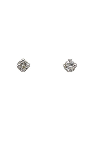Boucles d'oreilles CLOUS DIAMANTS 0.03 CARAT 58 Facettes 038841