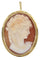 Broche BROCHE PENDENTIF CAMÉE ANCIEN 58 Facettes 059151