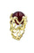 Bague Gilbert Albert. Bague or jaune et diamants 58 Facettes