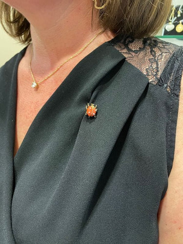 Broche CLIP COCCINELLE SIGNÉ VAN CLEEF & ARPELS 58 Facettes 053801
