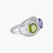 Bague Bague Améthyste et Péridot 58 Facettes