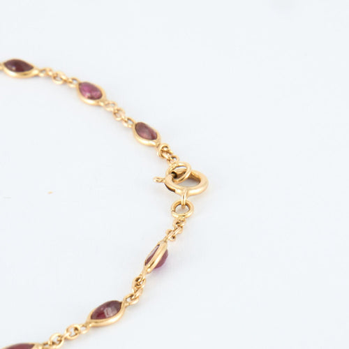 Bracelet Bracelet en Or jaune & rubis 58 Facettes EL18