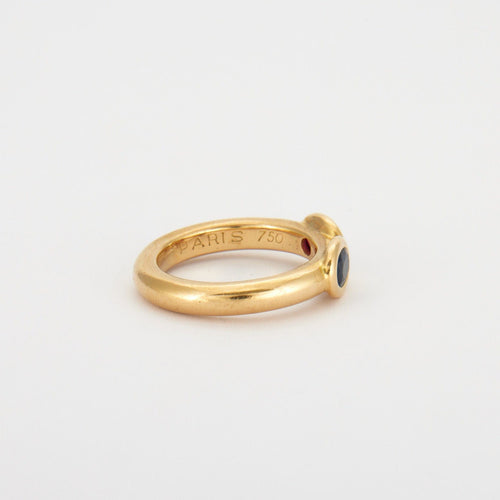 Bague 53 Chaumet - bague rubis, saphir 58 Facettes HS4272