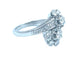 Bague Bague Toi & Moi 1950 or blanc et diamants 58 Facettes