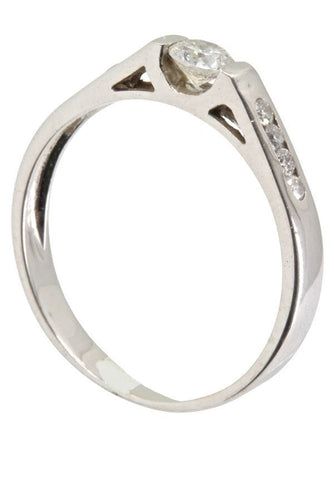 Bague SOLITAIRE MODERNE DIAMANTS 58 Facettes 039521