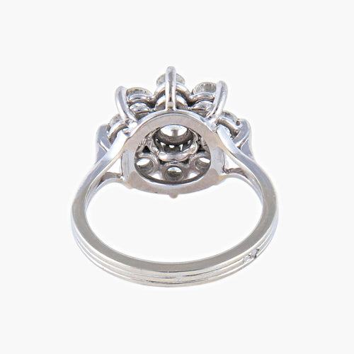 Bague 51 Bague Marguerite Diamants 58 Facettes