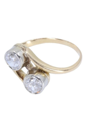 Bague BAGUE TOI ET MOI DIAMANTS 58 Facettes 066461
