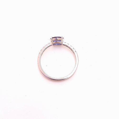 Bague Bague saphir et diamant or blanc 58 Facettes BF/1