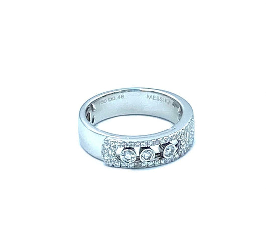 Bague Messika. Bague Move Noa Pavée or blanc et diamants 58 Facettes