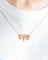 Collier Collier Or Jaune Papillon 58 Facettes