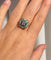 Bague 55 Bague style Art Déco Platine Diamant Saphirs Emeraudes 58 Facettes