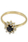 Bague 51 BAGUE MARGUERITE SAPHIR ET DIAMANTS 58 Facettes 054321