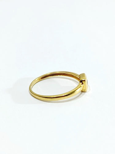 Bague 54 Bague Or jaune Saphir 58 Facettes