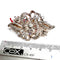 Broche BROCHE ART DÉCO DIAMANTS 58 Facettes