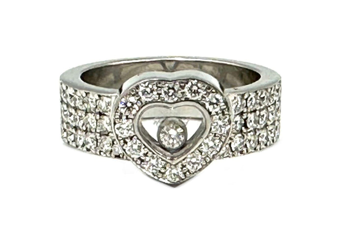 Bague CHOPARD. Bague Happy Diamonds diamants 58 Facettes