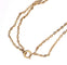 Collier Sautoir double rang en or 58 Facettes