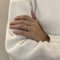 Bague Alliance De Beers platine diamants 58 Facettes
