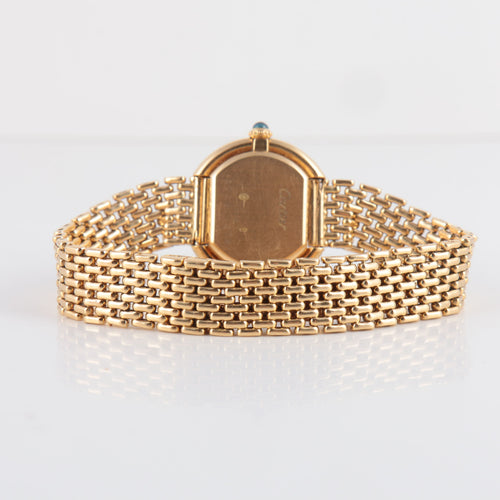 Montre CARTIER - Montre Ellipse en or jaune 58 Facettes