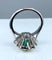 Bague 51 Bague marguerite Emeraude Diamants 58 Facettes AB203