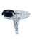 Bague BVLGARI. Bague Elisia or blanc diamants et onyx 58 Facettes