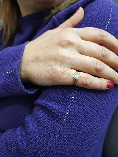Bague 51.5 Bague solitaire diamant 58 Facettes SOLO.RUSSDK