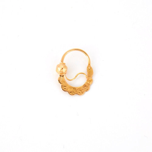 Boucles d'oreilles Créoles Savoyarde Or 58 Facettes