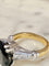 Bague 55 Bague 2 Ors Saphir Diamants 58 Facettes
