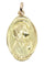 Pendentif MÉDAILLE  VIERGE ART-DÉCO SIGNÉE SELLIER 58 Facettes 059971
