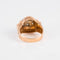 Bague 51 Bague Tank or jaune & platine 58 Facettes